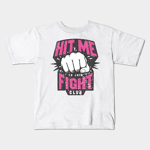 Fight Club Entrance Kids T-Shirt by Olipop